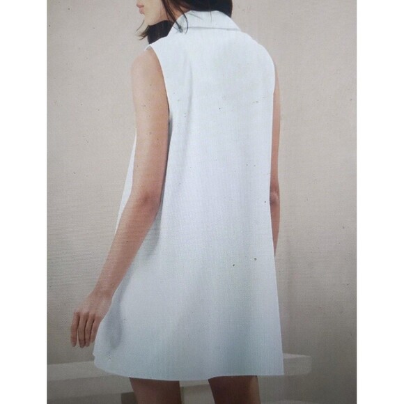 BANANA REPUBLIC Poplin Mini Dress Women's Size XXL 888838 White New With Tags - Picture 3 of 4
